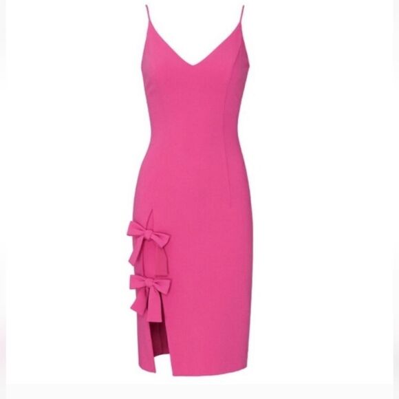 Black Halo Dresses & Skirts - Black Halo French Rose Mystic Sheath Dress Sz 8